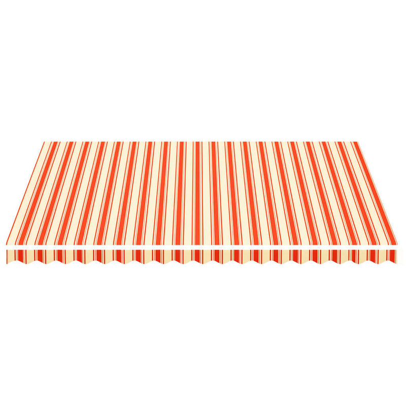 Afbeelding laden in galerijviewer, Vidaxl vervangingsdoek voor luifel 4,5x3,5 m geel en oranje
