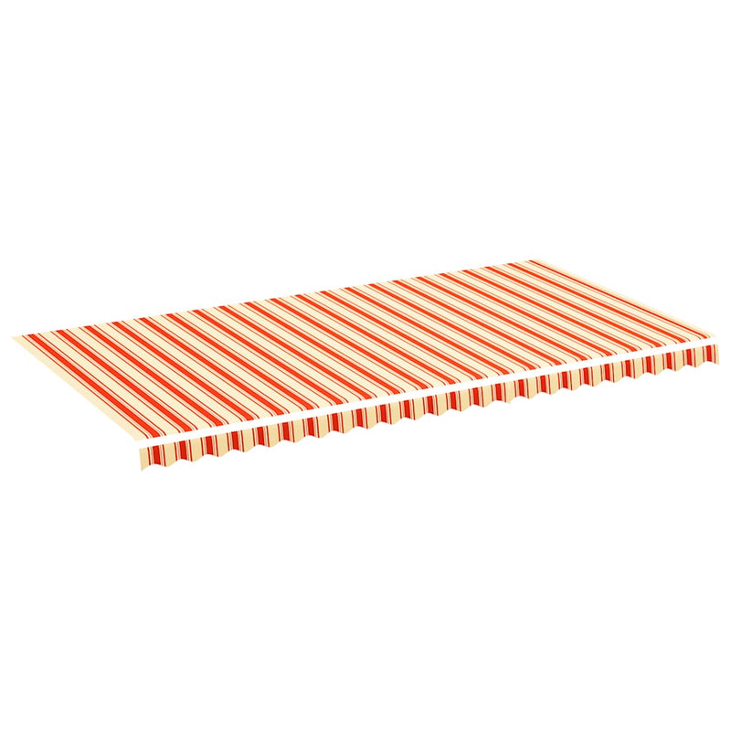 Afbeelding laden in galerijviewer, Vidaxl vervangingsdoek voor luifel 6x3 m geel en oranje
