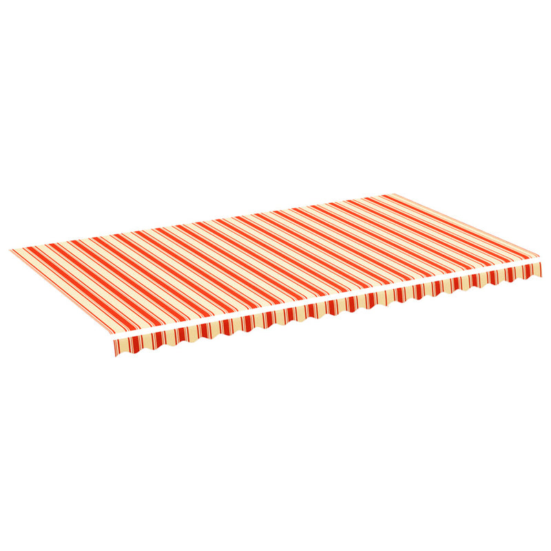 Afbeelding laden in galerijviewer, Vidaxl vervangingsdoek voor luifel 6x3,5 m geel en oranje
