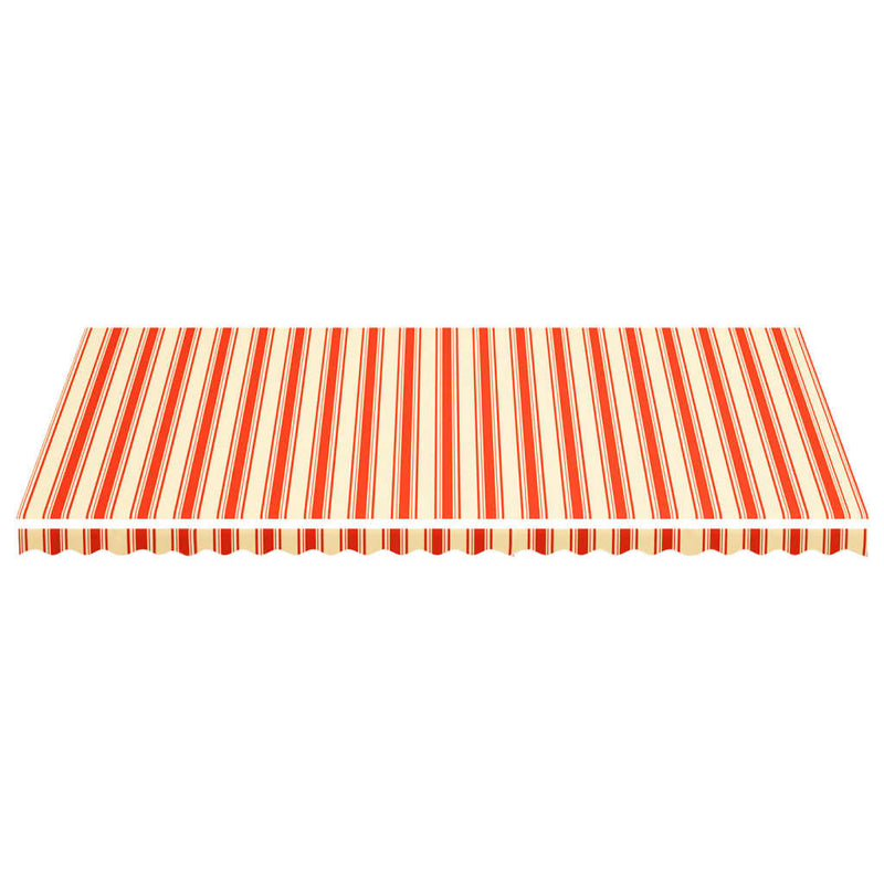 Afbeelding laden in galerijviewer, Vidaxl vervangingsdoek voor luifel 6x3,5 m geel en oranje
