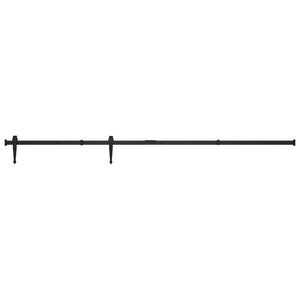 Vidaxl ophangset voor minischuifdeur 183 cm koolstofstaal