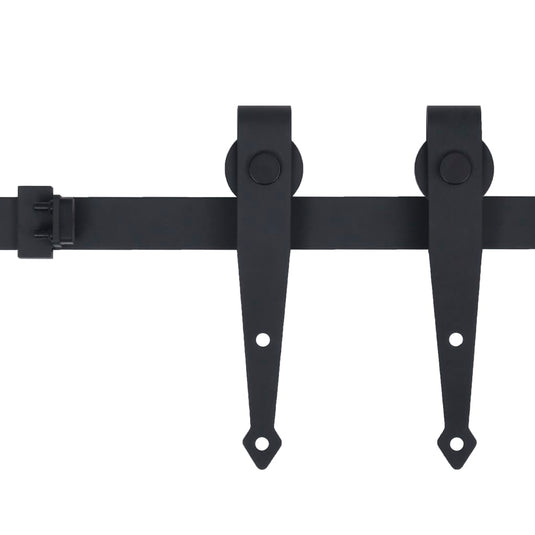 Vidaxl ophangset voor minischuifdeur 183 cm koolstofstaal
