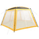Vidaxl zwembadtent 660x580x250 cm stof geel