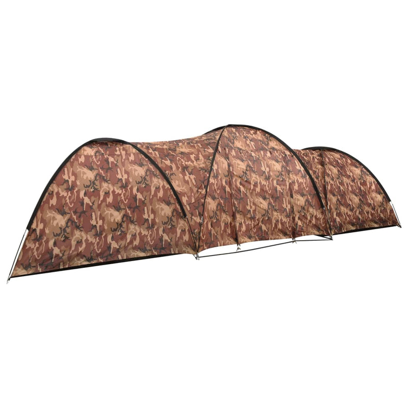 Afbeelding laden in galerijviewer, Vidaxl iglotent 8-persoons 650x240x190 cm camouflage

