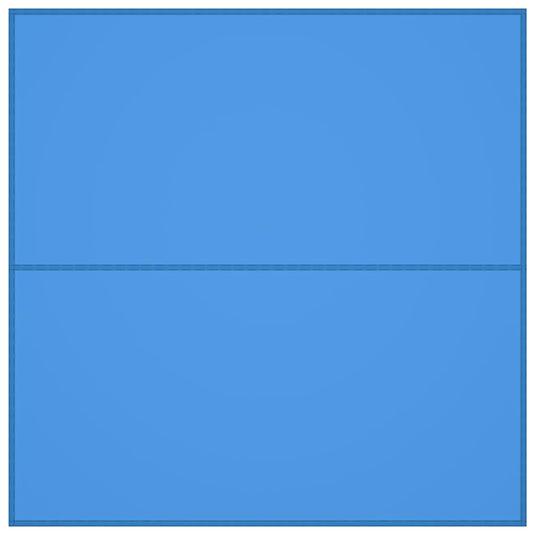 Vidaxl afdekzeil 4x4 m blauw