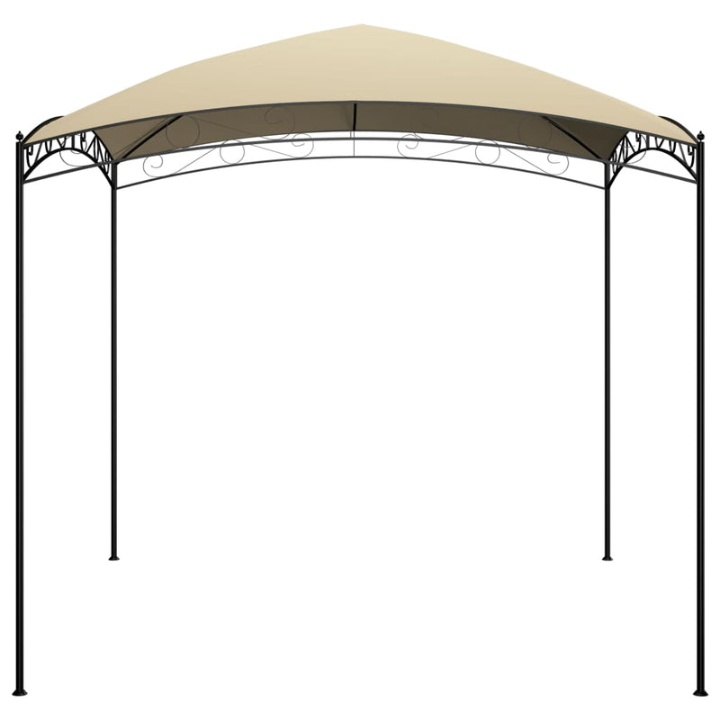 Afbeelding laden in galerijviewer, Vidaxl prieel 180 g m² 3x3x2,65 m crème
