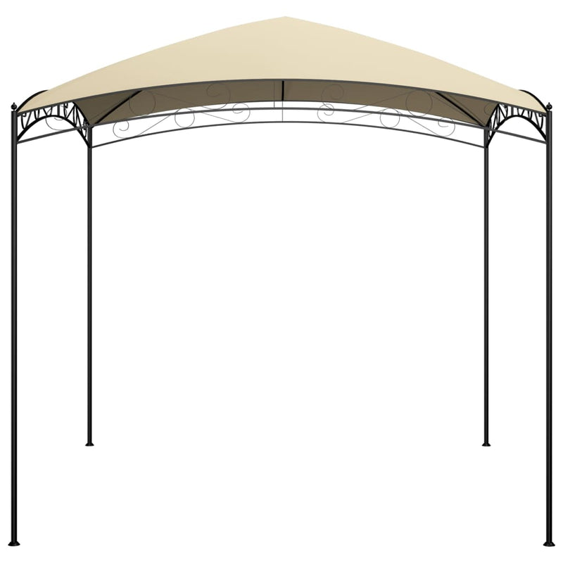 Afbeelding laden in galerijviewer, Vidaxl prieel 180 g m² 3x3x2,65 m crème
