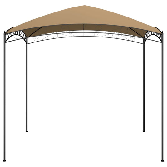 Vidaxl prieel 180 g m² 3x3x2,65 m taupe