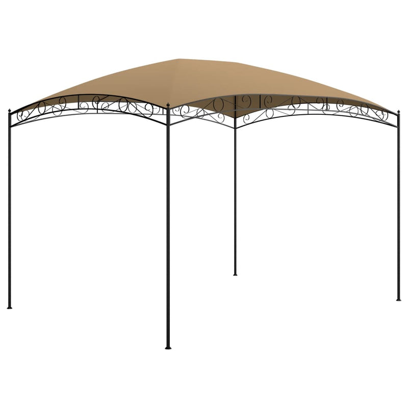 Afbeelding laden in galerijviewer, Vidaxl prieel 180 g m² 3x4x2,65 m taupe
