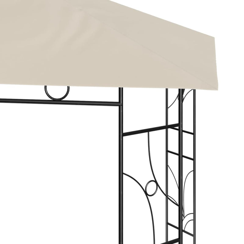 Afbeelding laden in galerijviewer, Vidaxl prieel 160 g m² 3x3x2,7 m crèmekleurig
