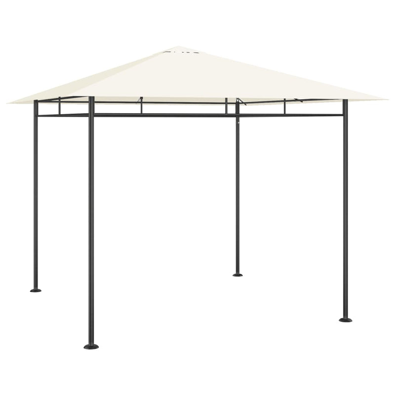 Afbeelding laden in galerijviewer, Vidaxl prieel 180 g m² 3x3x2,7 m crèmekleurig
