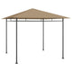 Vidaxl prieel 180 g m² 3x3x2,7 m taupe