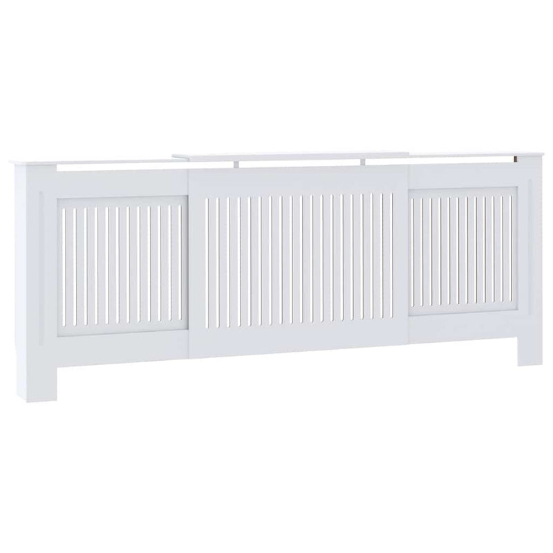 Afbeelding laden in galerijviewer, Vidaxl radiatorombouw 205 cm mdf wit
