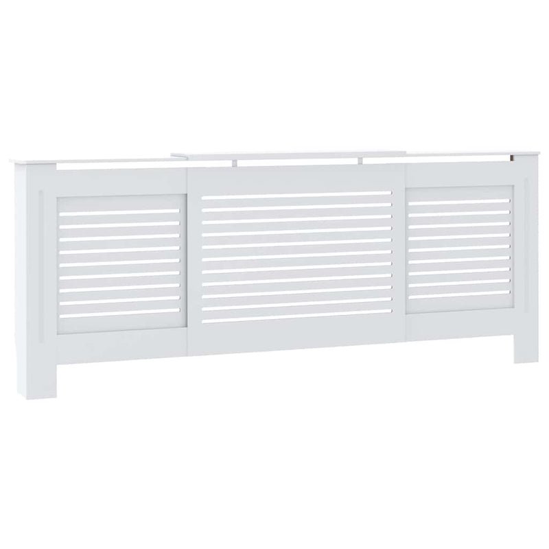 Afbeelding laden in galerijviewer, Vidaxl radiatorombouw 205 cm mdf wit
