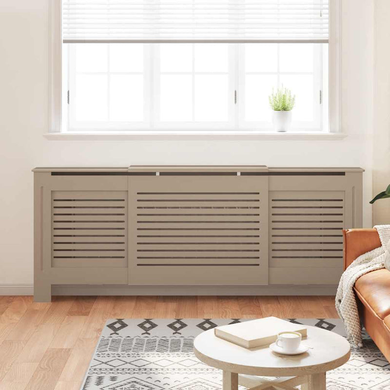 Afbeelding laden in galerijviewer, Vidaxl radiatorombouw 205 cm mdf
