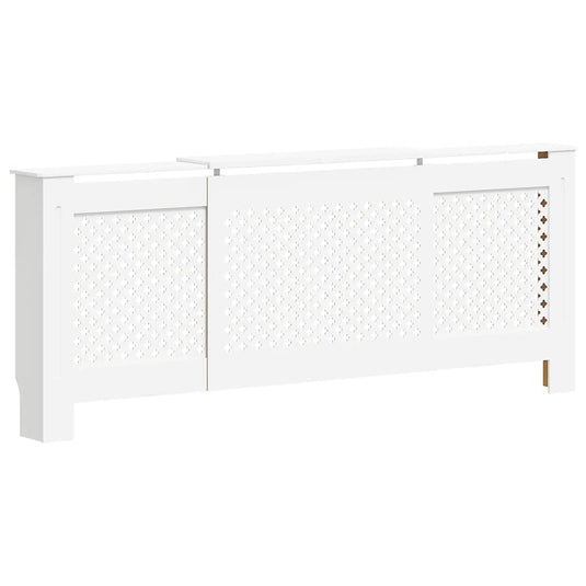 Vidaxl radiatorombouw 205 cm mdf wit