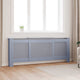 Vidaxl radiatorombouw 205 cm mdf grijs