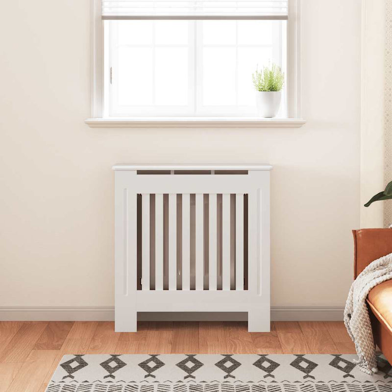 Afbeelding laden in galerijviewer, Vidaxl radiatorombouw 78 cm mdf wit
