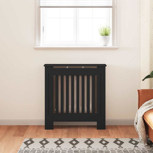 Vidaxl radiatorombouw 78 cm mdf zwart