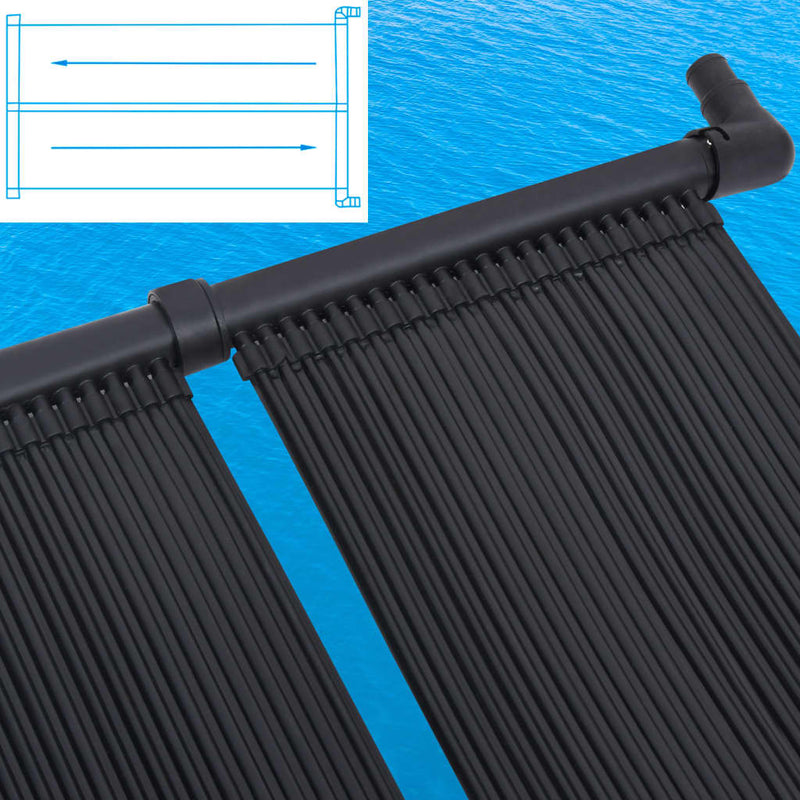 Afbeelding laden in galerijviewer, Vidaxl solarverwarmingspaneel voor zwembad 80x310 cm
