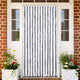 Vidaxl vliegengordijn 118x220 cm chenille grijs en wit