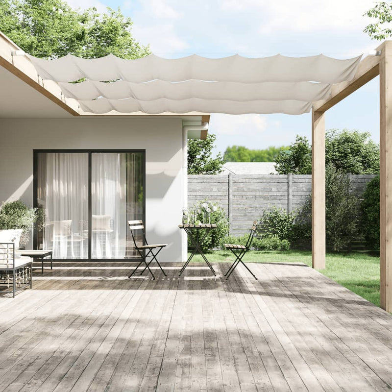 Afbeelding laden in galerijviewer, Vidaxl luifel verticaal 100x420 cm oxford stof wit
