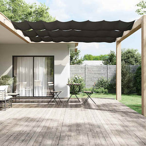 Vidaxl luifel verticaal 100x1200 cm oxford stof antracietkleurig