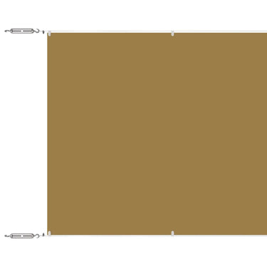 Vidaxl luifel verticaal 180x1000 cm oxford stof beige