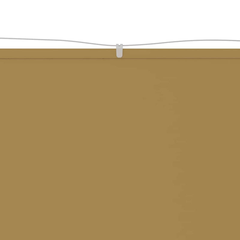 Afbeelding laden in galerijviewer, Vidaxl luifel verticaal 180x1000 cm oxford stof beige
