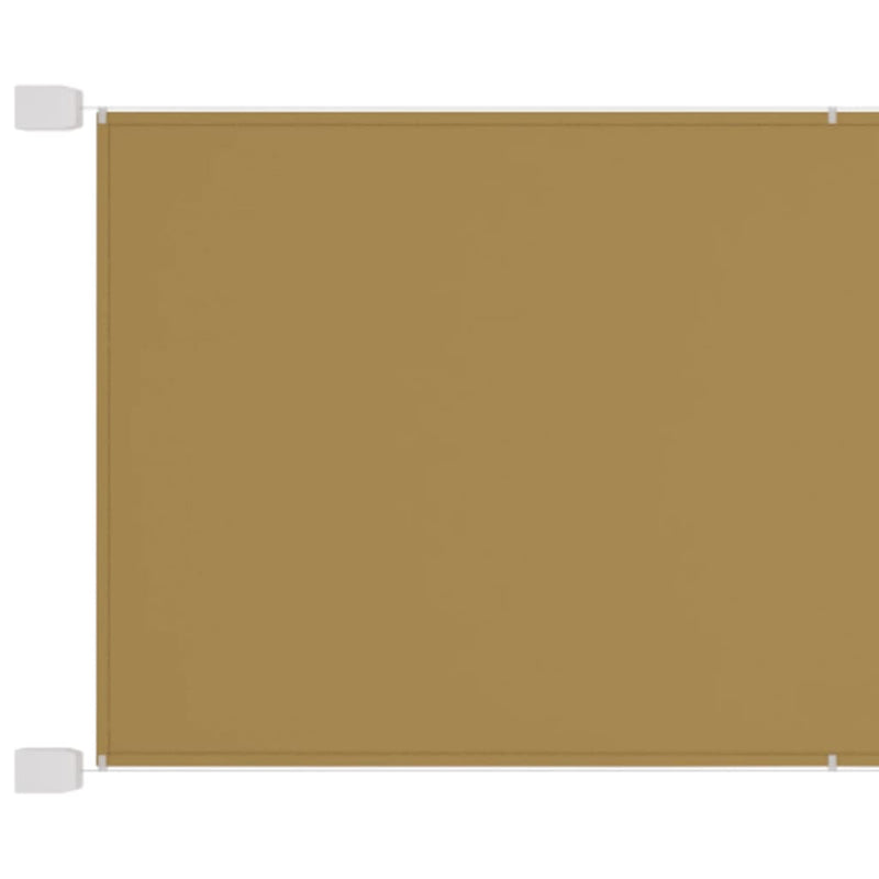 Afbeelding laden in galerijviewer, Vidaxl luifel verticaal 200x420 cm oxford stof beige
