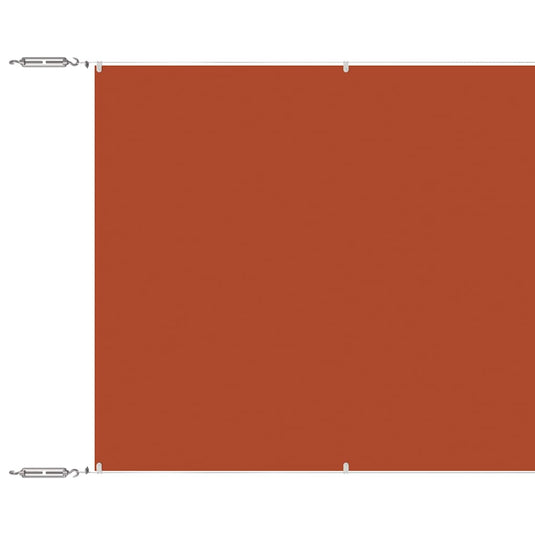 Vidaxl luifel verticaal 60x1200 cm oxford stof terracottakleurig