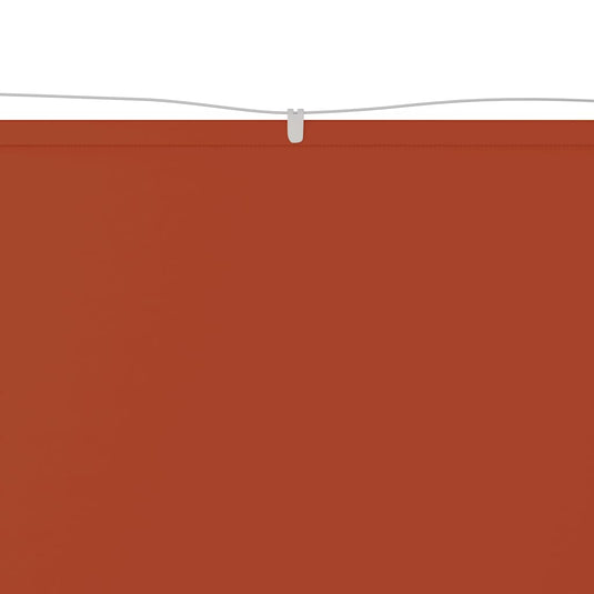 Vidaxl luifel verticaal 60x1200 cm oxford stof terracottakleurig