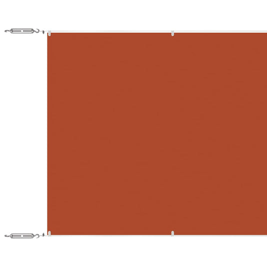 Vidaxl luifel verticaal 140x600 cm oxford stof terracottakleurig
