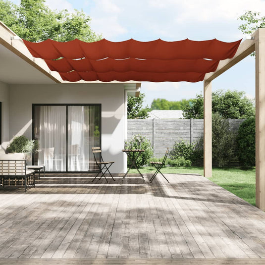 VidaXL Luifel verticaal 180x360 cm oxford stof terracottakleurig
