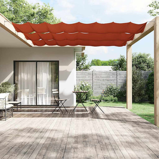 Vidaxl luifel verticaal 180x600 cm oxford stof terracottakleurig