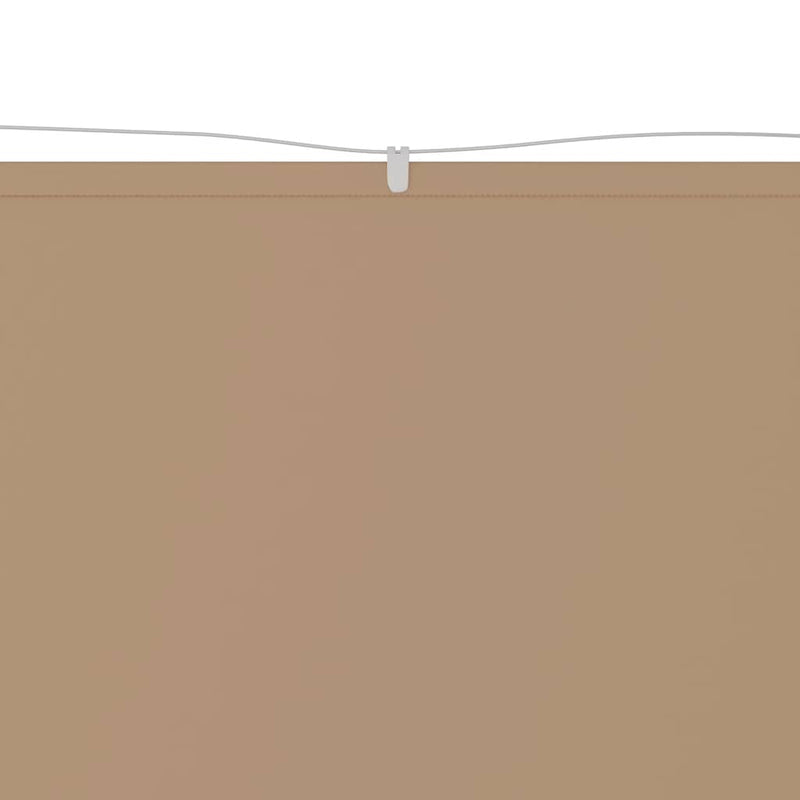 Afbeelding laden in galerijviewer, Vidaxl luifel verticaal 100x100 cm oxford stof taupe

