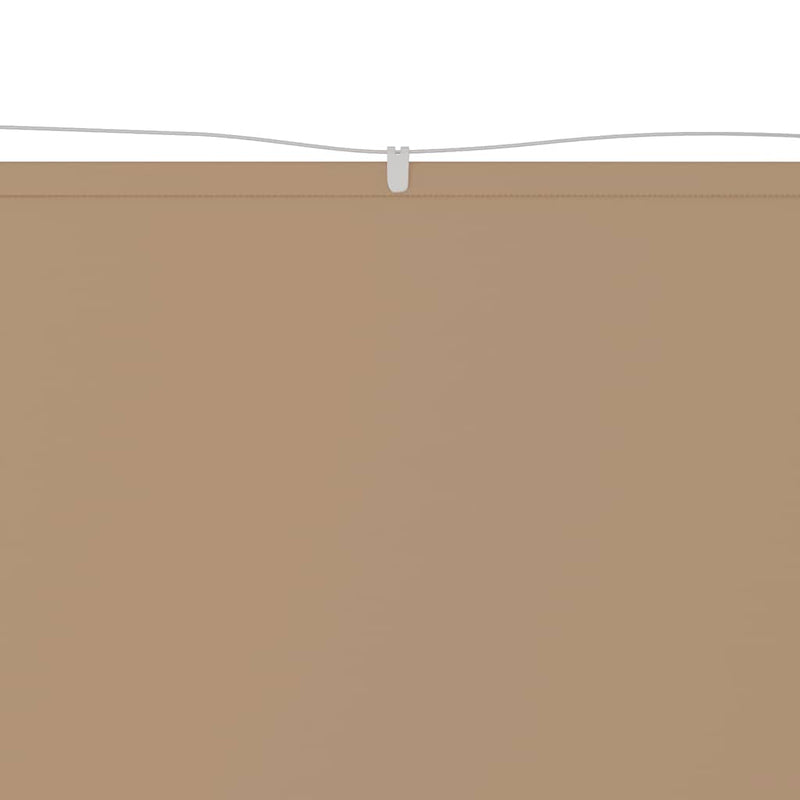 Afbeelding laden in galerijviewer, Vidaxl luifel verticaal 180x1000 cm oxford stof taupe
