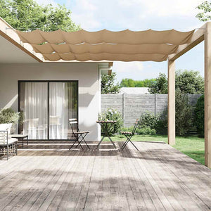 Vidaxl luifel verticaal 180x1000 cm oxford stof taupe
