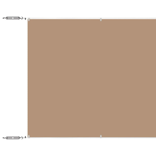 Vidaxl luifel verticaal 180x1200 cm oxford stof taupe