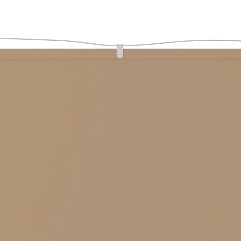 Afbeelding laden in galerijviewer, Vidaxl luifel verticaal 180x1200 cm oxford stof taupe
