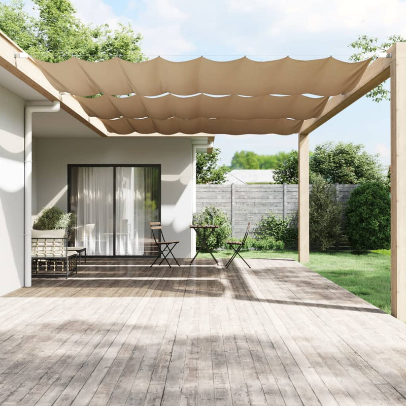 Afbeelding laden in galerijviewer, Vidaxl luifel verticaal 250x360 cm oxford stof taupe
