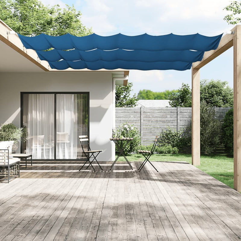Afbeelding laden in galerijviewer, Vidaxl luifel verticaal 60x420 cm oxford stof blauw
