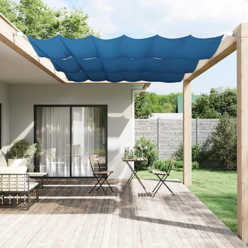 Afbeelding laden in galerijviewer, Vidaxl luifel verticaal 140x270 cm oxford stof blauw
