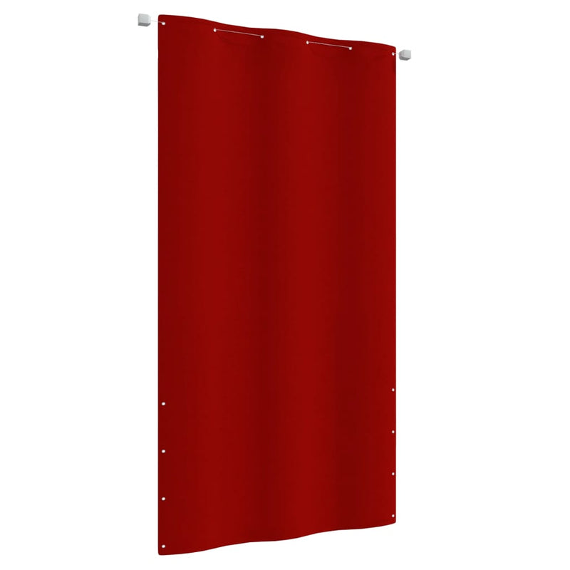 Afbeelding laden in galerijviewer, Vidaxl balkonscherm 120x240 cm oxford stof rood
