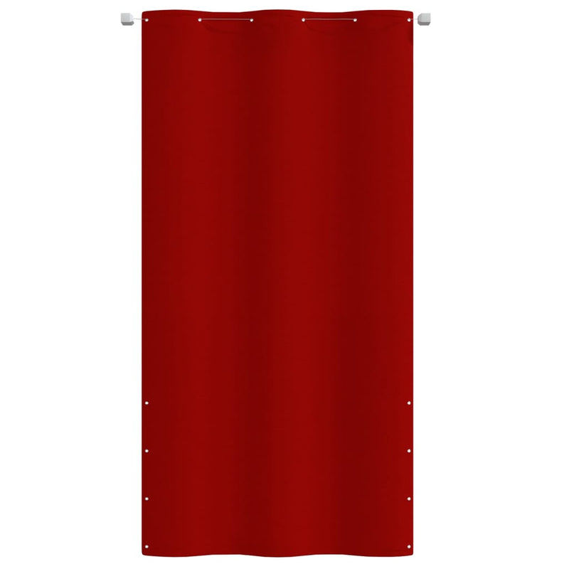 Afbeelding laden in galerijviewer, Vidaxl balkonscherm 120x240 cm oxford stof rood
