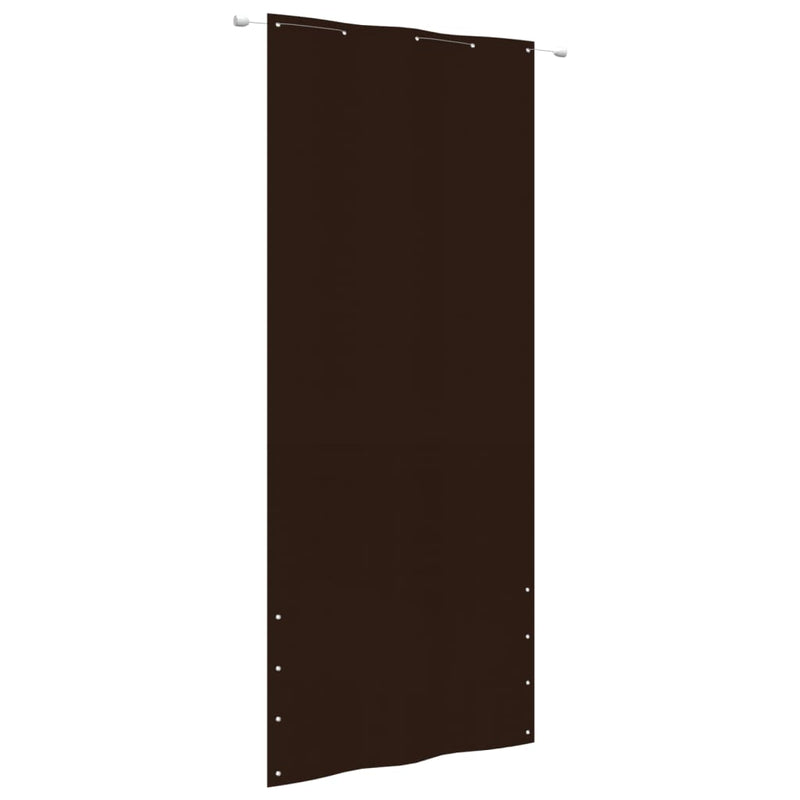 Afbeelding laden in galerijviewer, Vidaxl balkonscherm 100x240 cm oxford stof bruin
