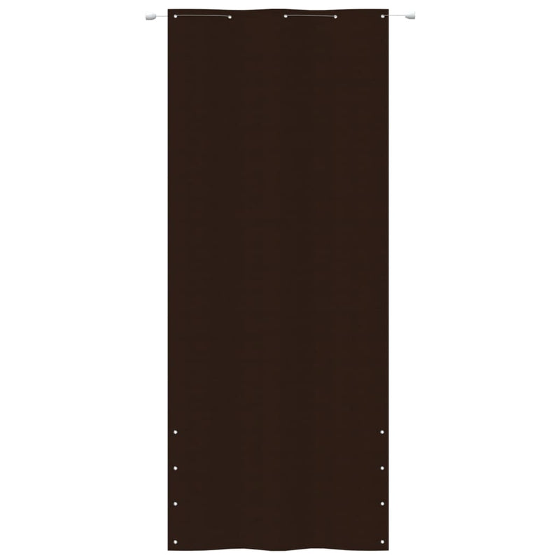 Afbeelding laden in galerijviewer, Vidaxl balkonscherm 100x240 cm oxford stof bruin
