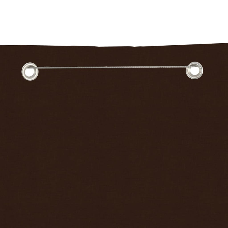 Afbeelding laden in galerijviewer, Vidaxl balkonscherm 140x240 cm oxford stof bruin
