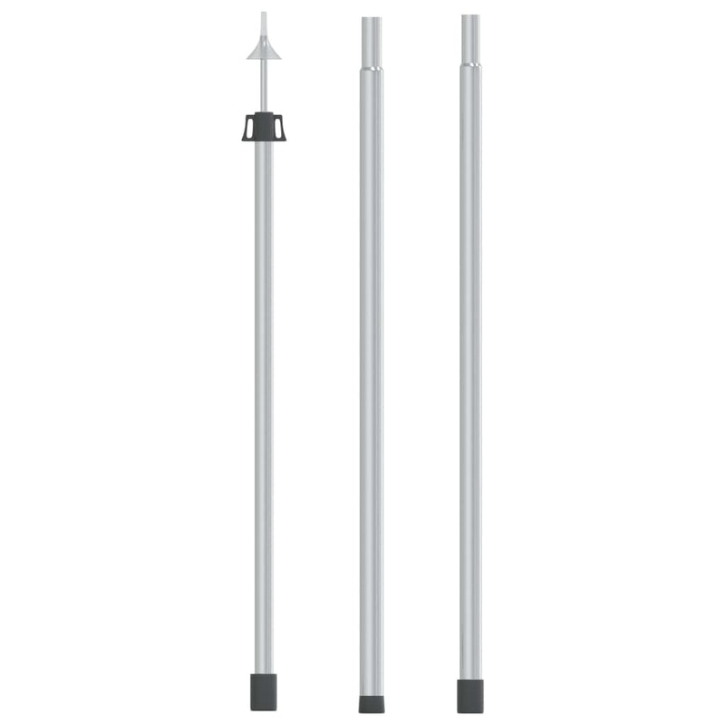 Afbeelding laden in galerijviewer, Vidaxl luifelstok telescopisch 102-260 cm aluminium
