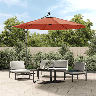 Vidaxl vervangingsdoek voor zweefparasol 350 cm terracottakleurig